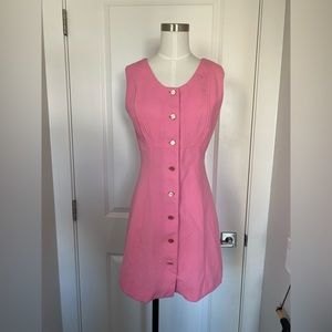 Vintage 1960s Barbie Pink mod dress